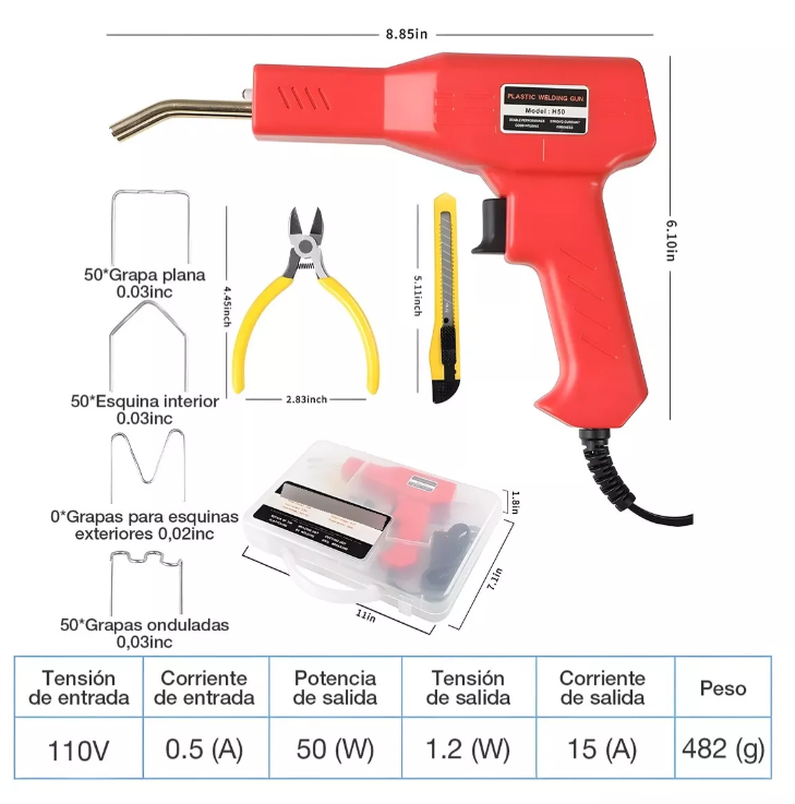 🔧 Kit de Soldador de Plástico Portátil 🔧