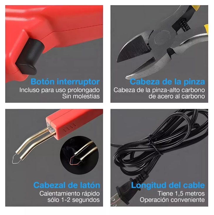 🔧 Kit de Soldador de Plástico Portátil 🔧